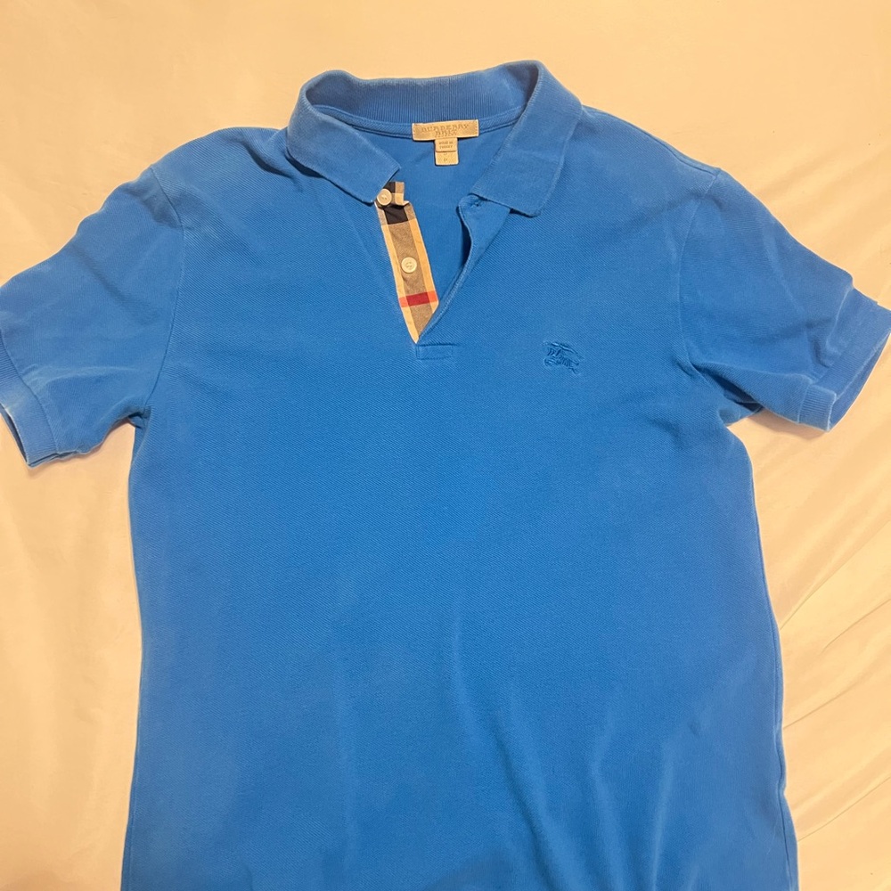Burberry Blue Polo Shirt